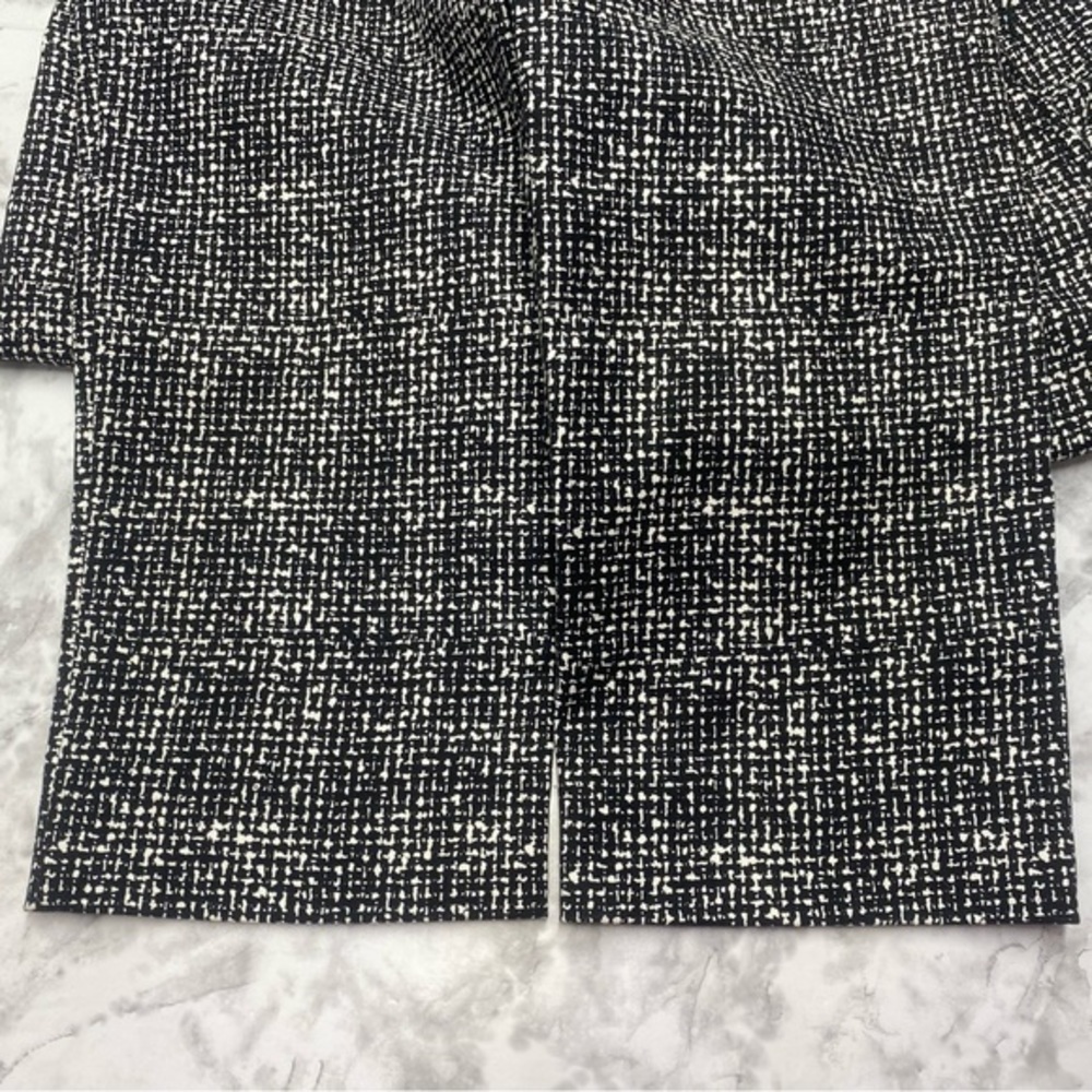 White House Black Market The Slim Ankle Pants Black and White Size 00R - Picture 8 of 11